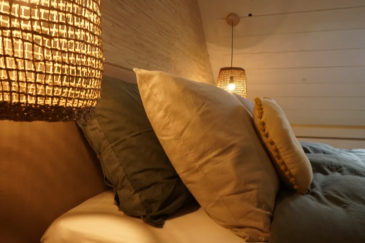 Slapen onder de balken