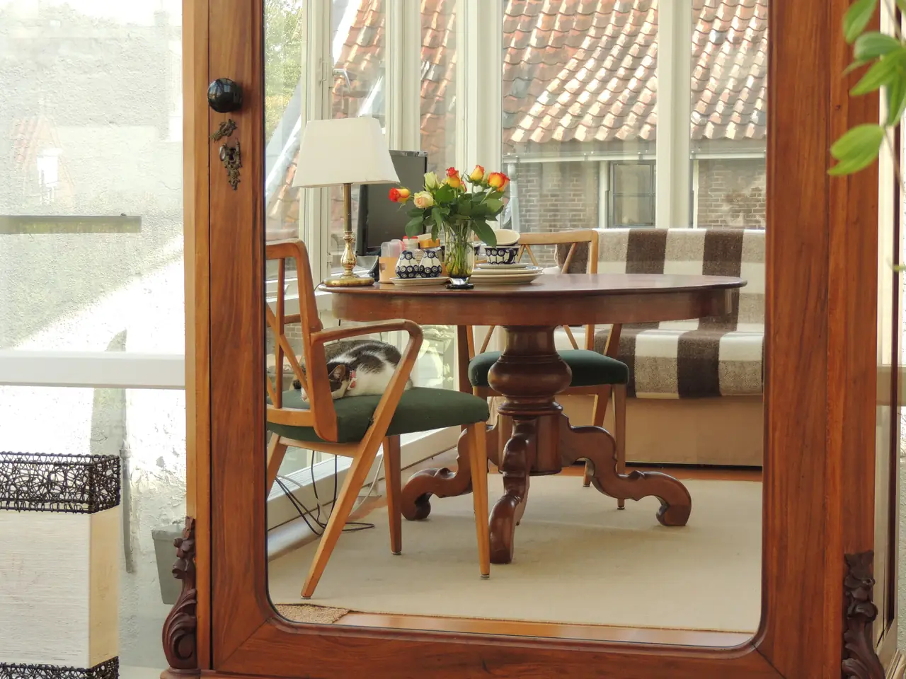 Serre kamer met apart zit en slaapgedeelte en buitenterras