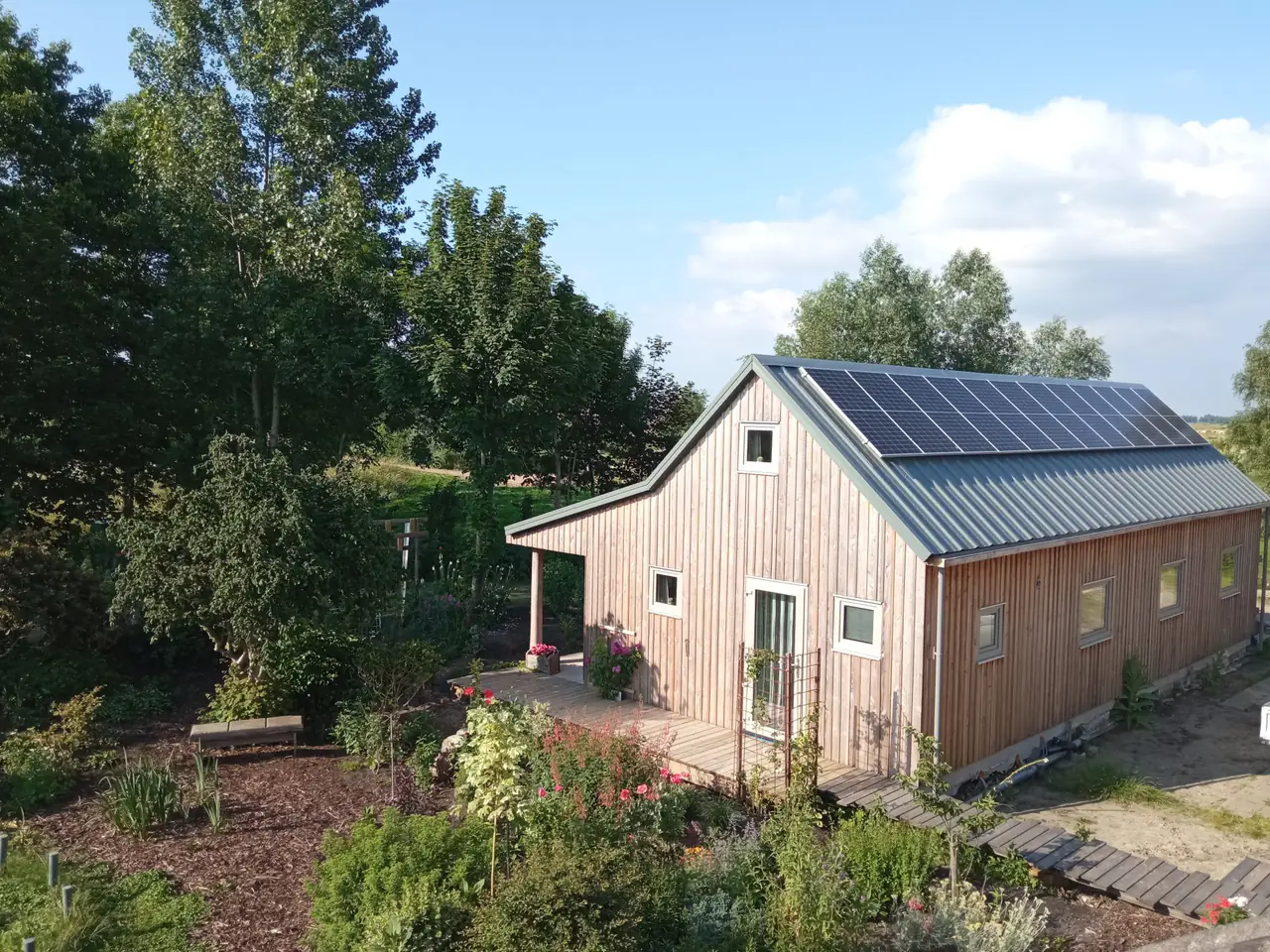 Hause mit veggie essen