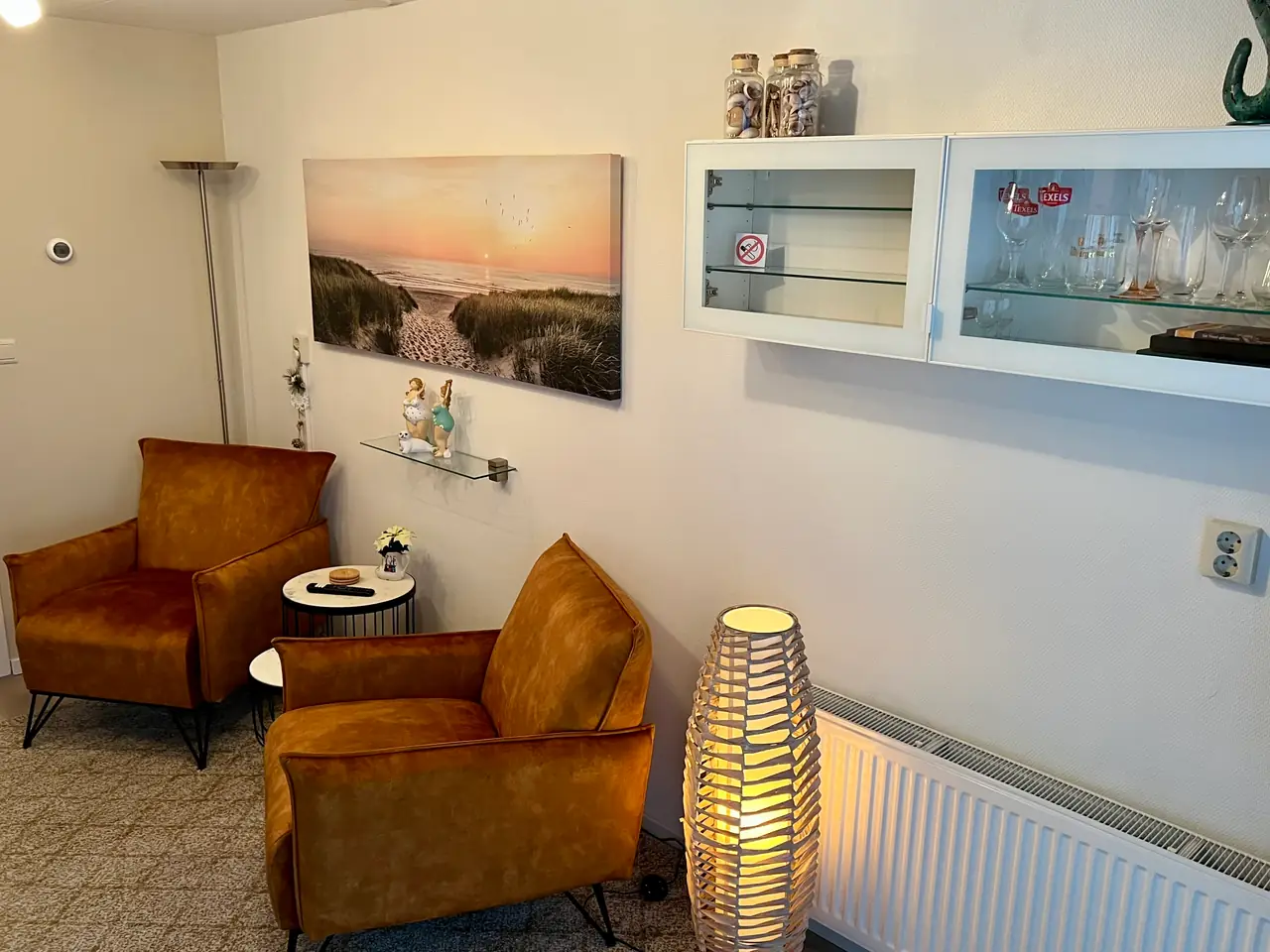 Woonkamer met vide + slaapkamer